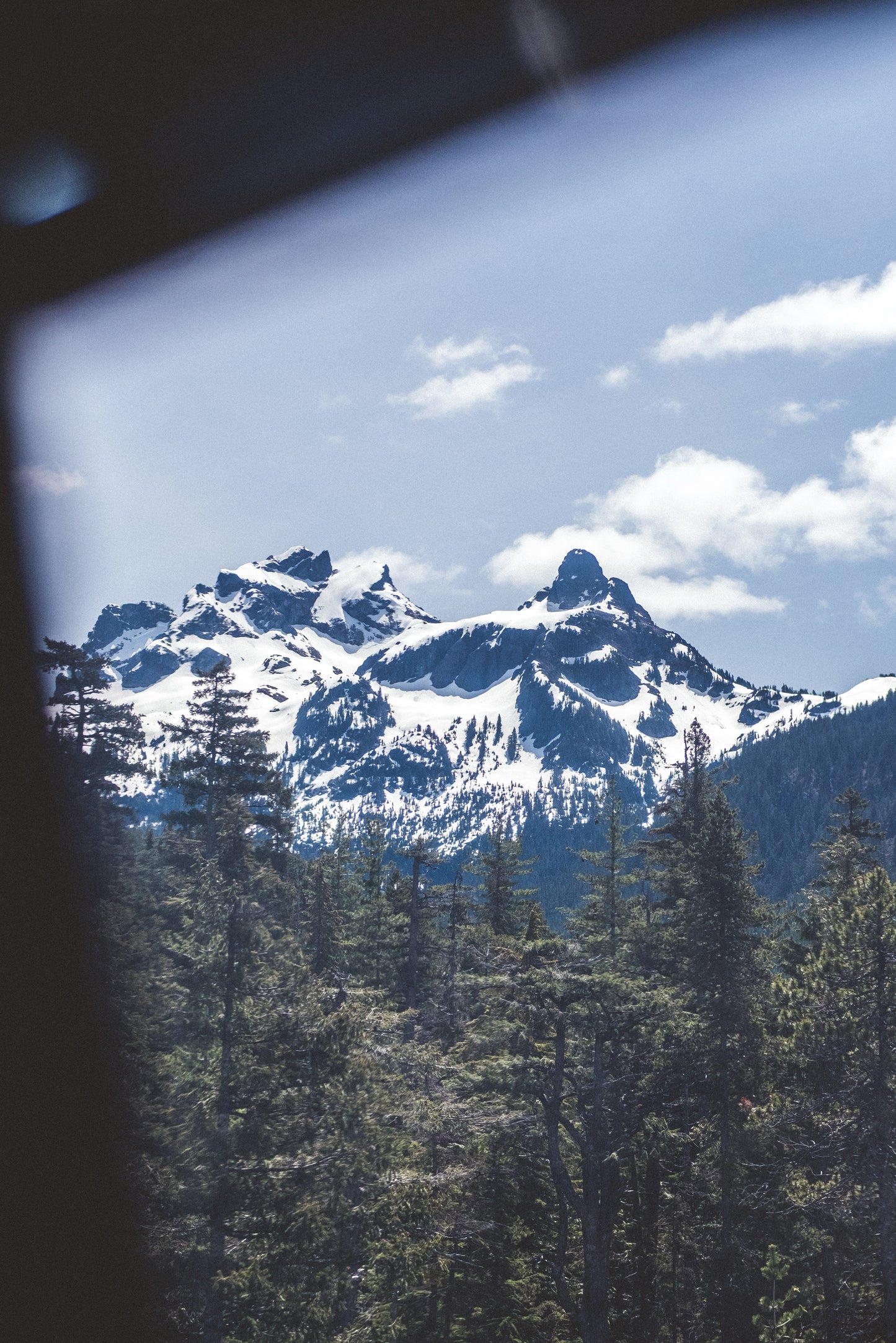 Snowy Mountain Top in Squamish, British Columbia - Wall Art