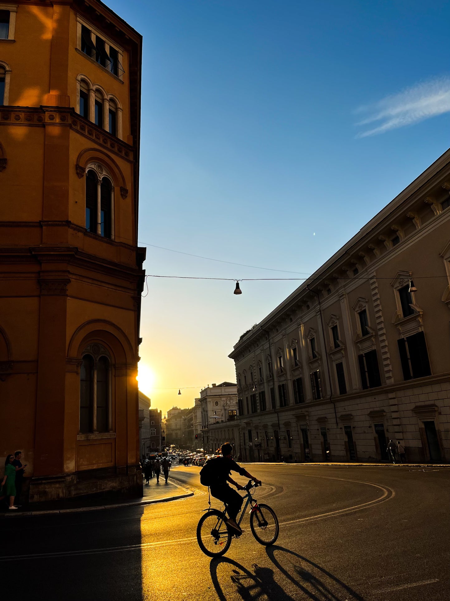 Cycling through Sunny Rome, Italy - Wall Art