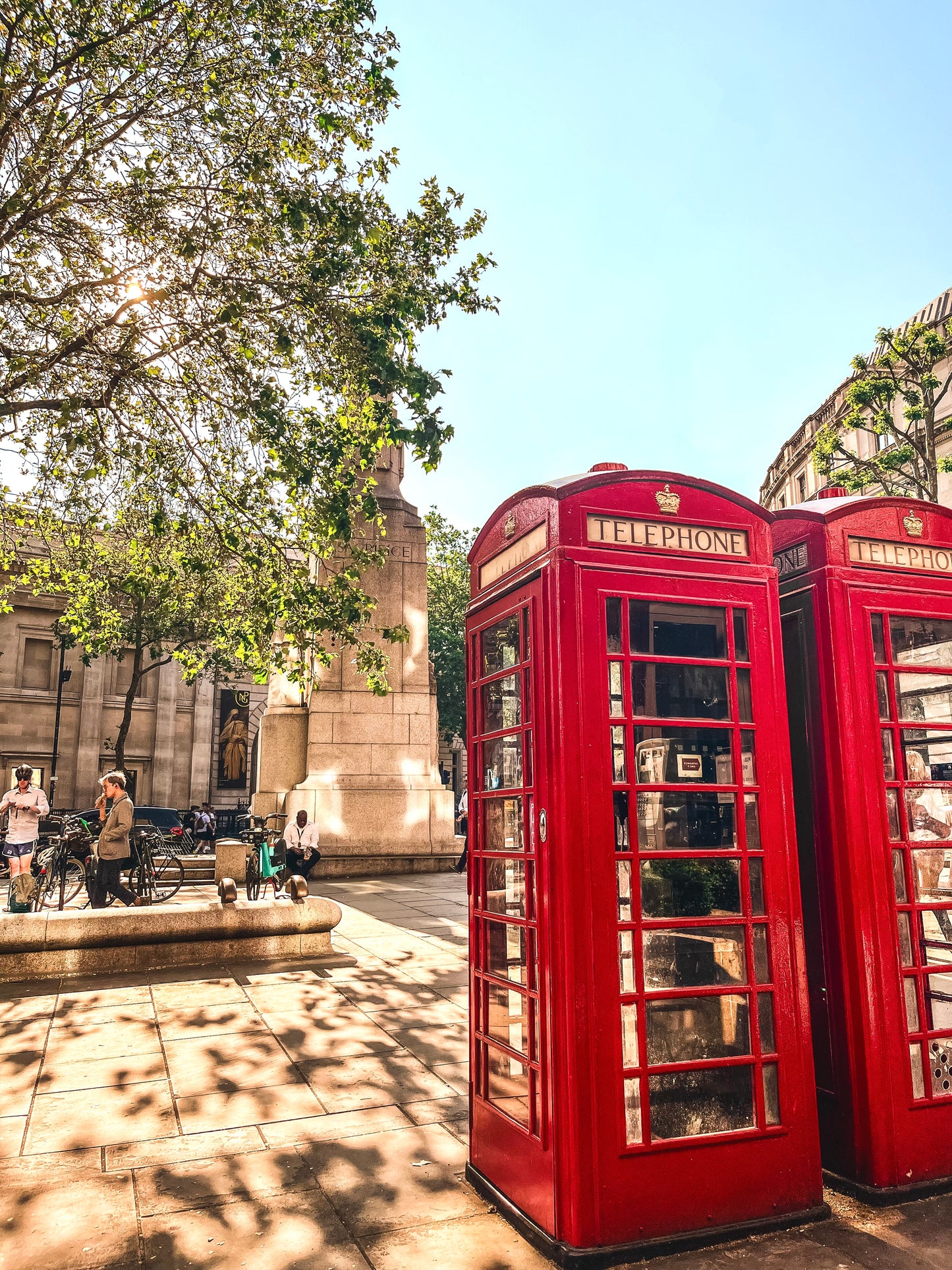 London Street Phone Booth - Wall Art